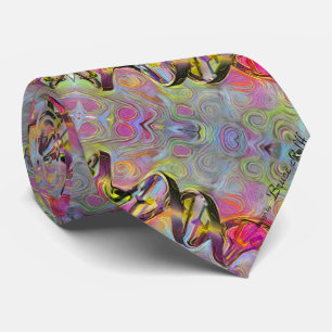 DNA Strand Artwork Tie