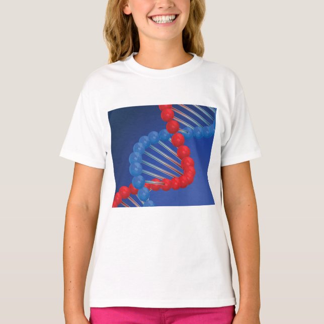 DNA Strand Girls T-Shirt (Front)