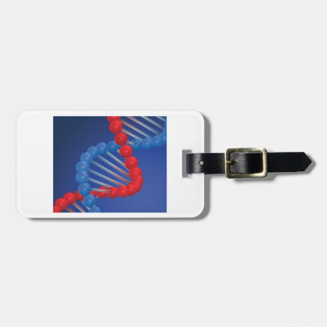 DNA Strand Luggage Tags (Front Horizontal)