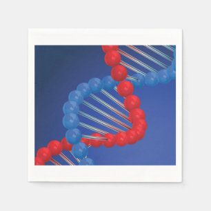 DNA Strand Paper Napkins