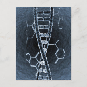 DNA strand Postcard