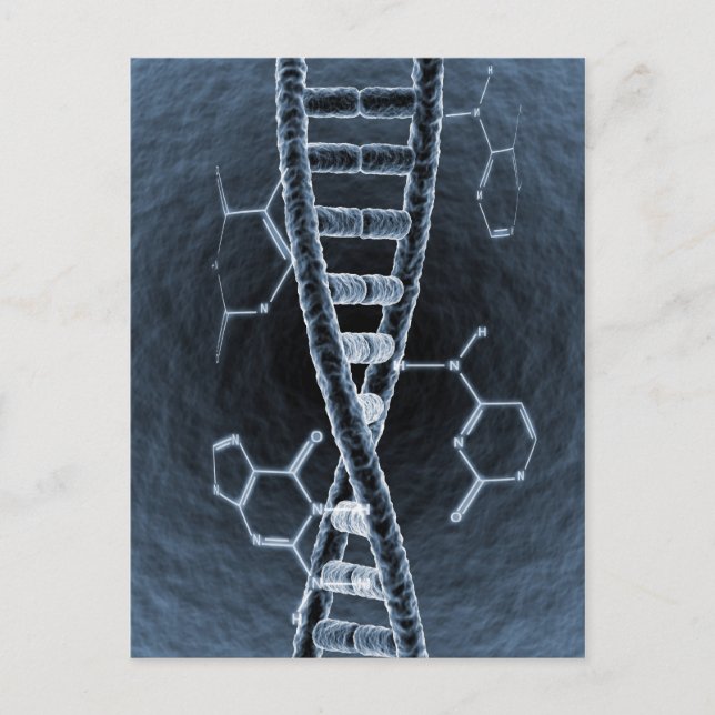 DNA strand Postcard (Front)