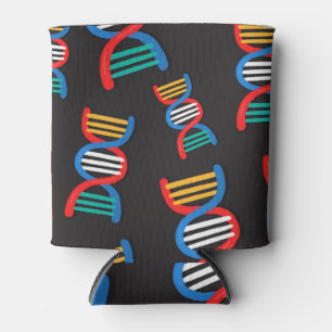 DNA strands, scientific pattern design. Can Cooler