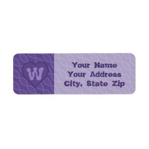 DNA Stripes Return Address Label