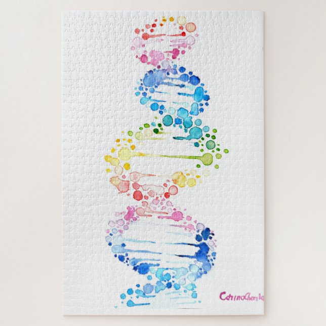 DNA, the spyral of life Jigsaw Puzzle (Vertical)
