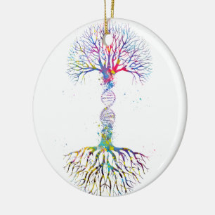 DNA Tree Ceramic Tree Decoration
