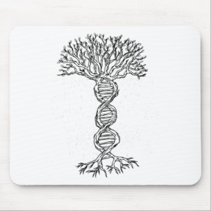 Dna Tree Life Genetics Biologist Science Earth Day Mouse Pad