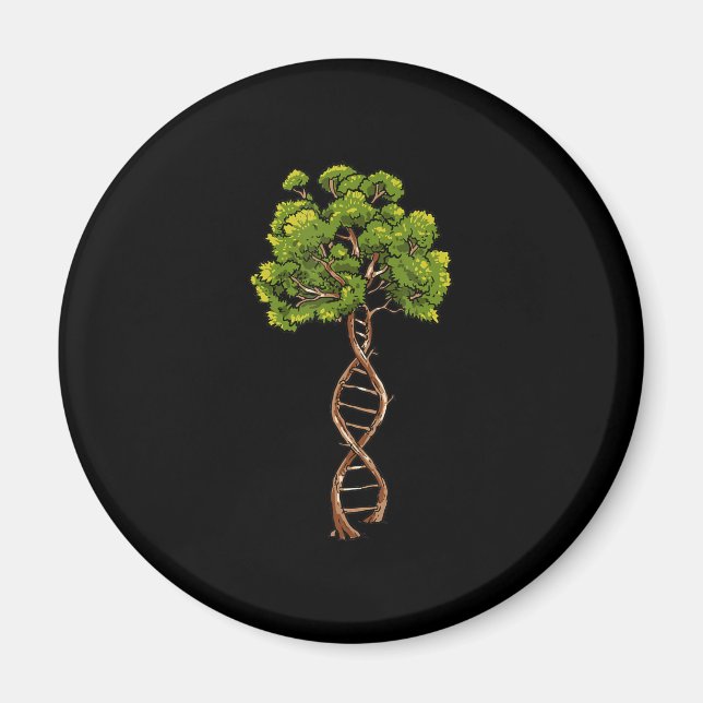 Dna Tree Of Life Science Genetics Biology Environm Magnet (Front)