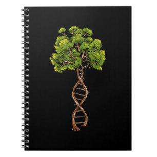 Dna Tree Of Life Science Genetics Biology Environm Notebook