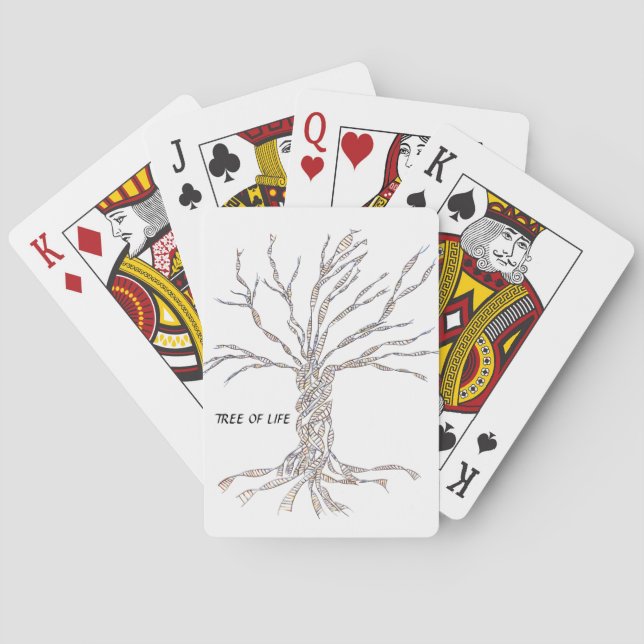 DNA TREE or Tree of Life Playing Cards (Back)