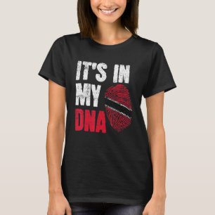 DNA Trini Tobago Trinidad Flag Trinidadian Country T-Shirt