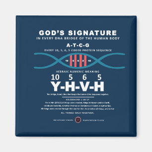 DNA-YHVH Code Magnet