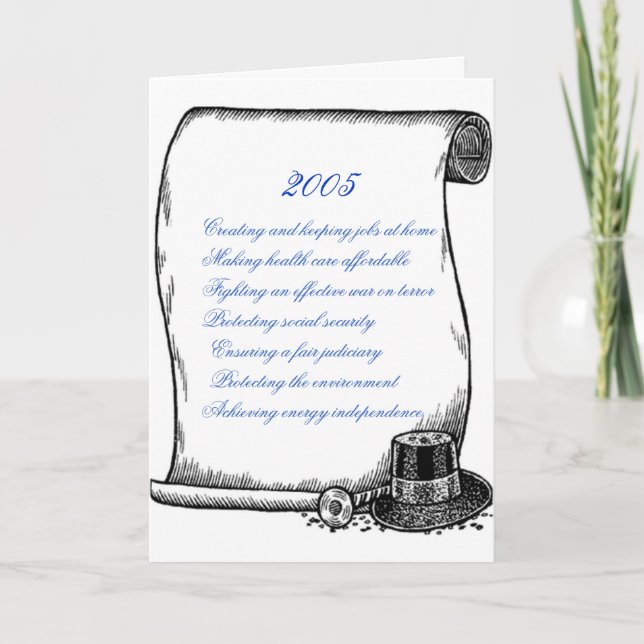 DNC Platform for 2005 Holiday Greetings (Front)