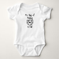 Dnd Baby Shirt- "My Bag of Holding is Full"