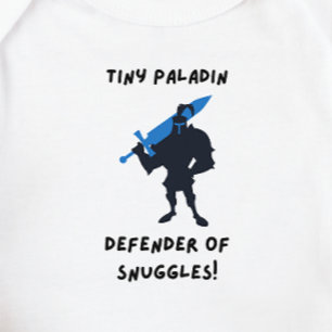 DnD Baby - Tiny Paladin Defender of Snuggles Baby Bodysuit