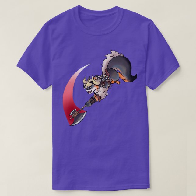 DnD Barbarian Fox T-Shirt (Design Front)