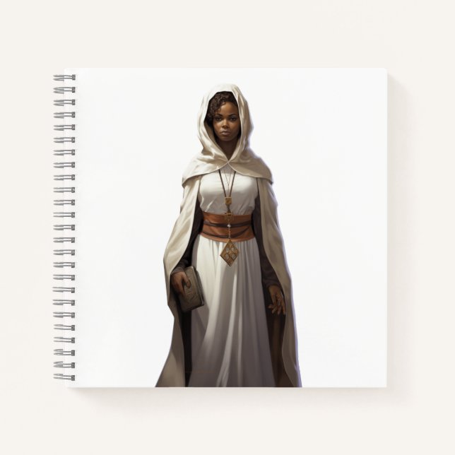 DnD Female Cleric Notebook (Front)