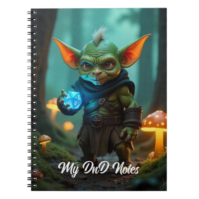 DnD Notebook Cute Goblin (Front)