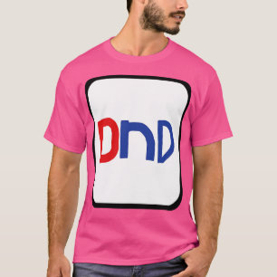 DND Typography in Frame T-Shirt