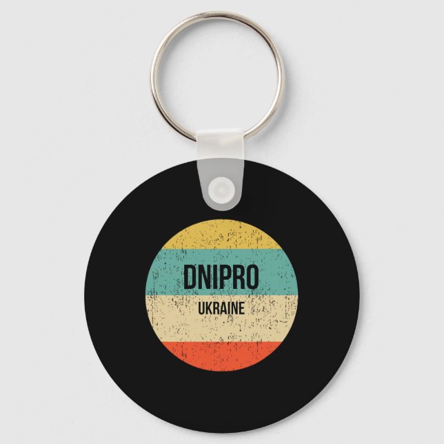 Dnipro Ukraine 3  Key Ring (Front)