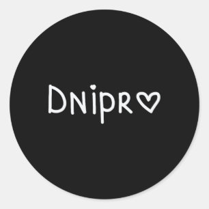 Dnipro Ukraine  Classic Round Sticker