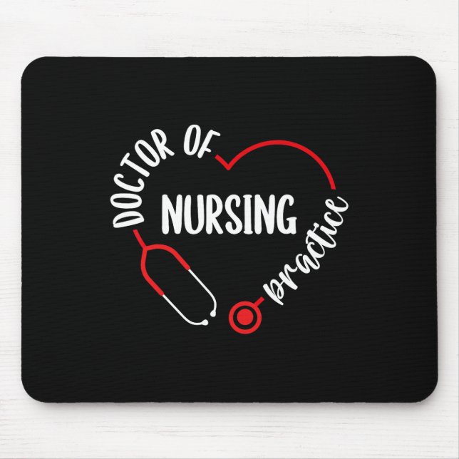 Dnp Appreciation Dnp Stethoscope Dnp Nurse Essenti Mouse Pad (Front)