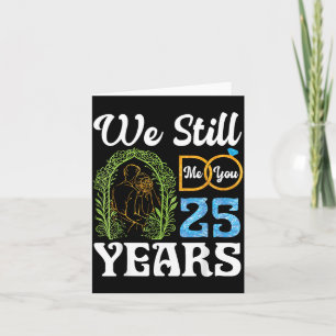 Do 25 Years Happy 25th Wedding Anniversary Couples Card