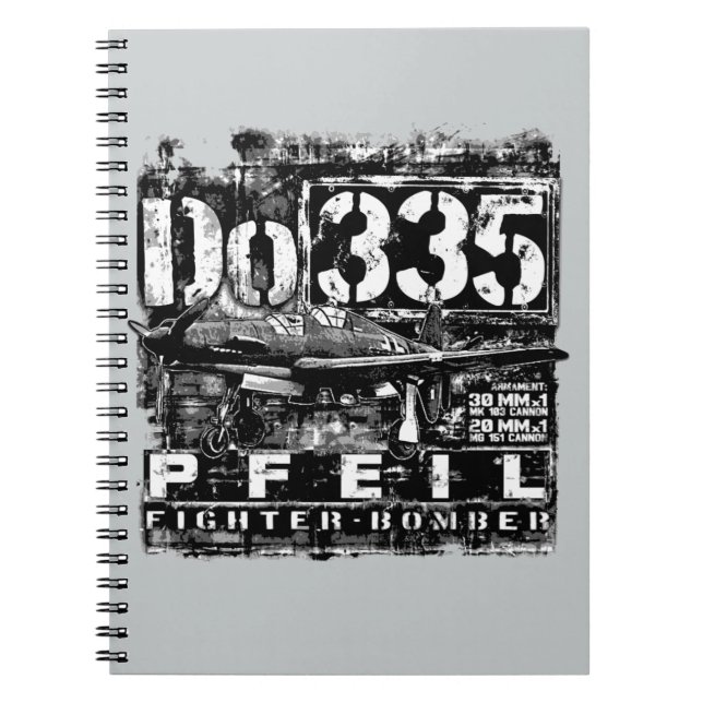 Do 335 Pfeil Notebook (Front)