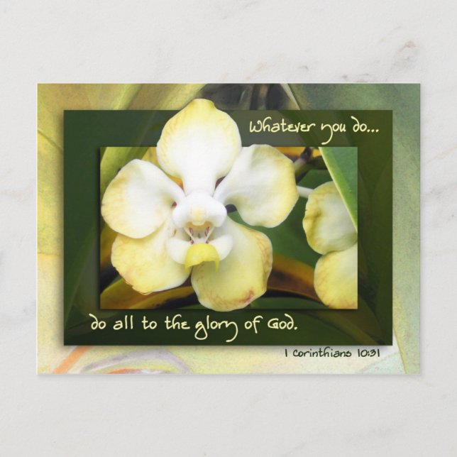 Do All to the Glory of God Postcard (Front)