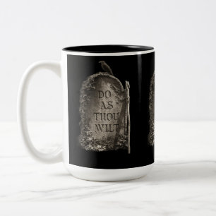 Do As Thou Wilt Two-Tone Coffee Mug