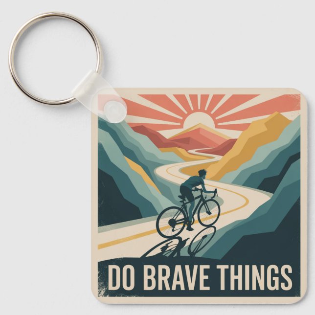Do Brave Things Key Ring (Front)