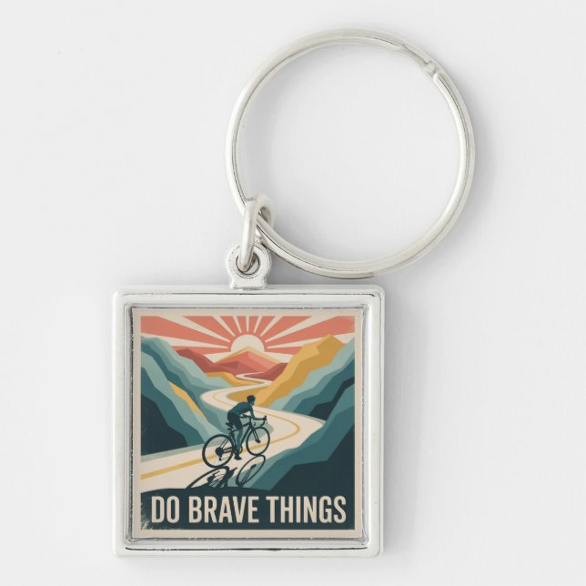 Do Brave Things Key Ring (Front)