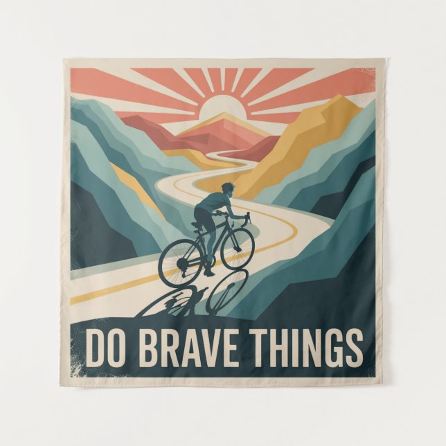 Do Brave Things Tapestry (Front)