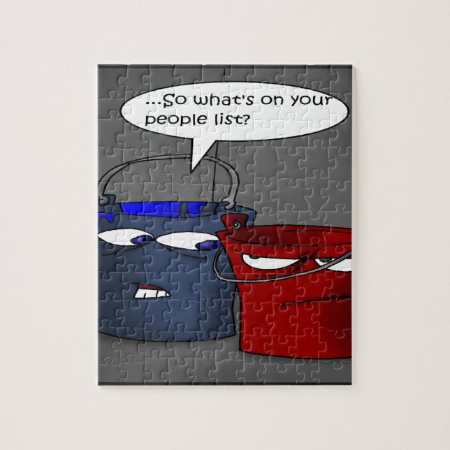 Do Buckets Have A People List? Funny Gifts & Tees Jigsaw Puzzle (Vertical)