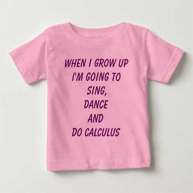 Do Calculus - Girl Power baby tee (Front)