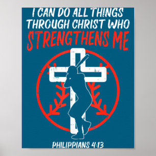 Do Can All Things Baseball Religious Poster