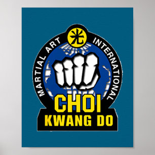 Do Choi Kwang Korean Martial Arts Poster