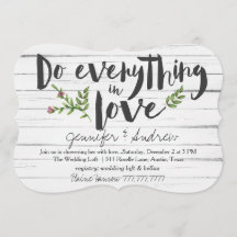 Do Everything in Love Bridal