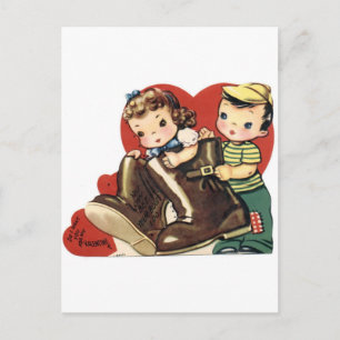 Do I Want You To Be My Valentine? Holiday Postcard