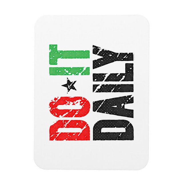 Do It Daily | Vintage Look Magnet (Vertical)