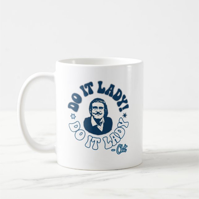 Do it lady, chit fan coffee mug (Left)