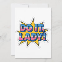 Do It Lady Meme – Funny Retro Quote Design