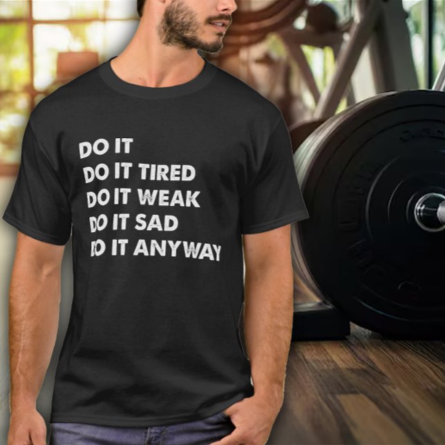 DO IT men's Exercise T-Shirt (Creator Uploaded)