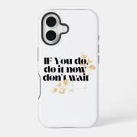 "Do It Now Motivational Quote – Bold Gold-Inspired
