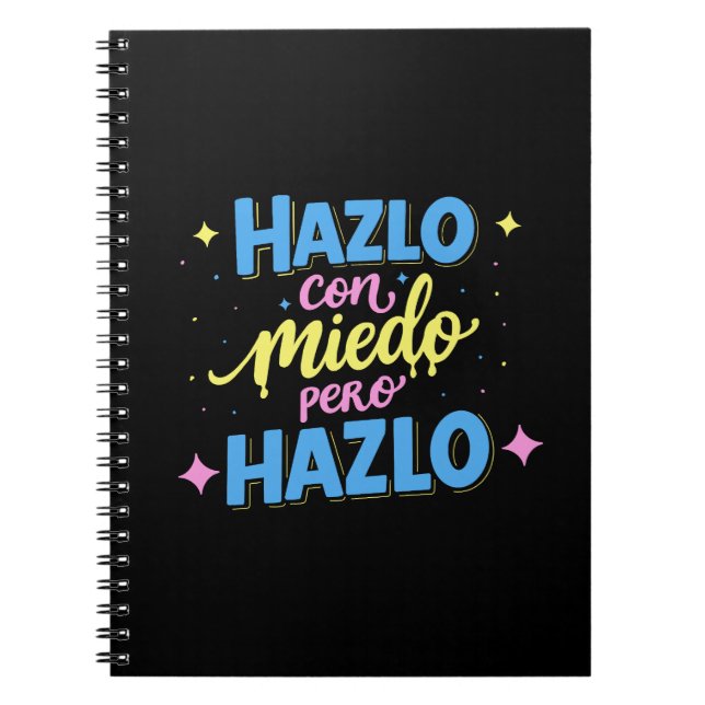 Do it scared, but do it notebook (Front)