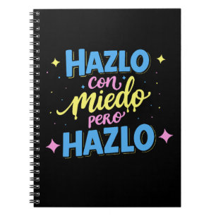 Do it scared, but do it notebook