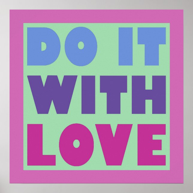 Do It With Love Poster (Front)