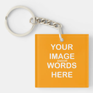 Do It Yourself ~ 1 Side Acrylic Keychain Square
