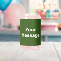 Do It Yourself Dark Green and White Text Template 