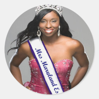 Do-It-Yourself Pageant Crown Shot Stickers